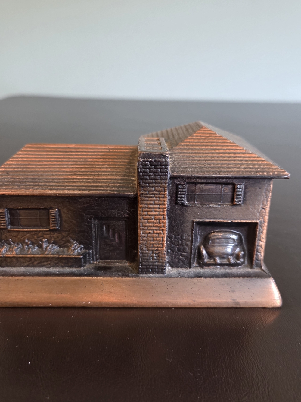 Vintage Banthrico Chicago House Coin Bank Hobart Federal Savings Promotion